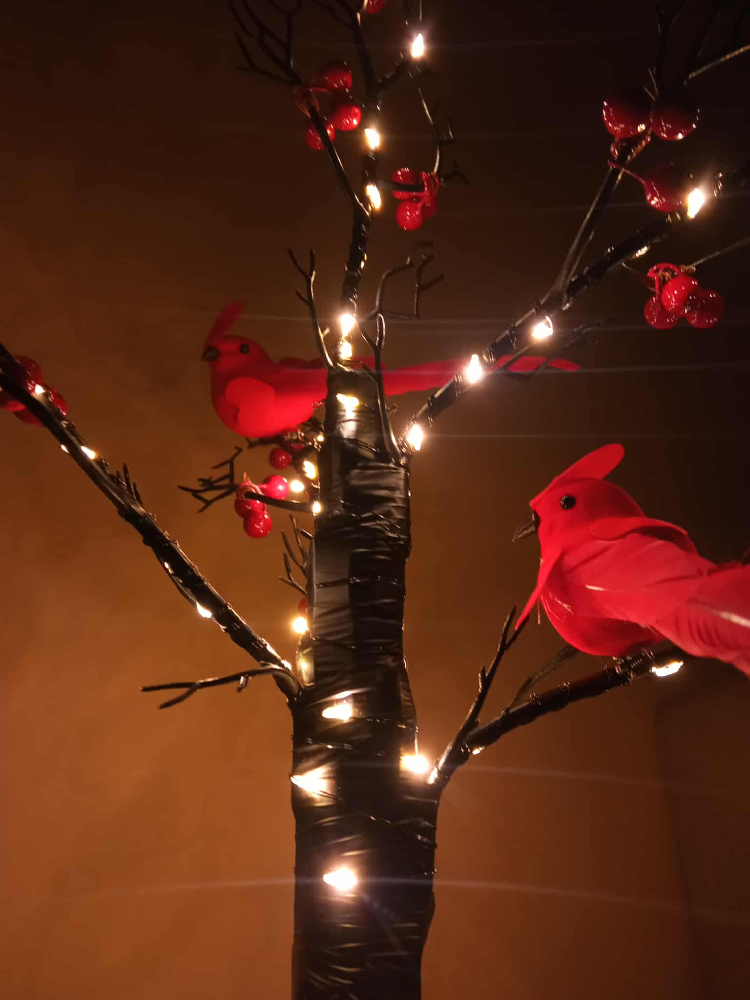 Drzewko Dekoracyjne LED – Minimalistyczna Lampa Świąteczno-Dekoracyjna do Salonu / Pokoju / Wnętrza