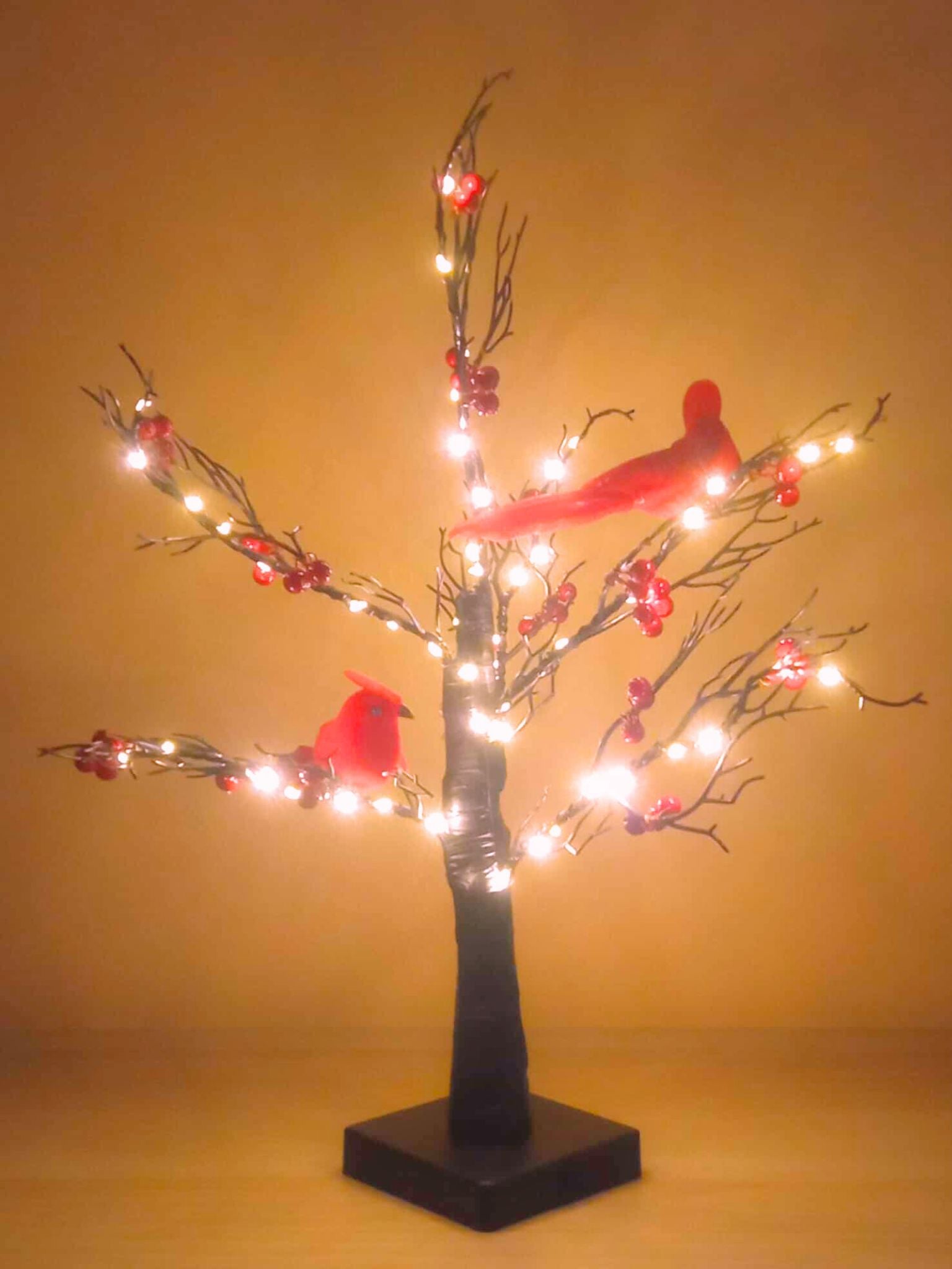 Drzewko Dekoracyjne LED – Minimalistyczna Lampa Świąteczno-Dekoracyjna do Salonu / Pokoju / Wnętrza